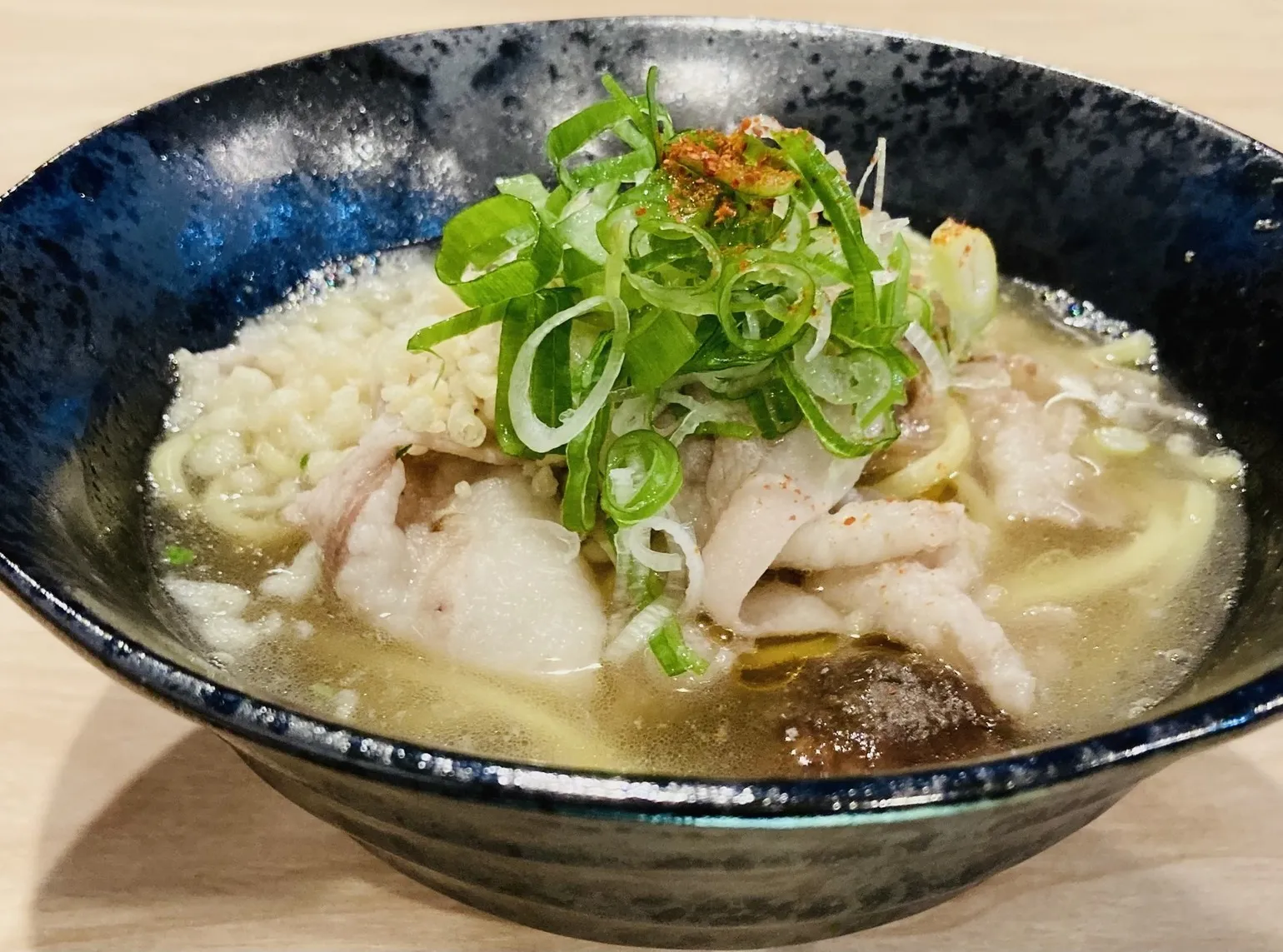 豚バラうどん (ちゃんぽん麺)