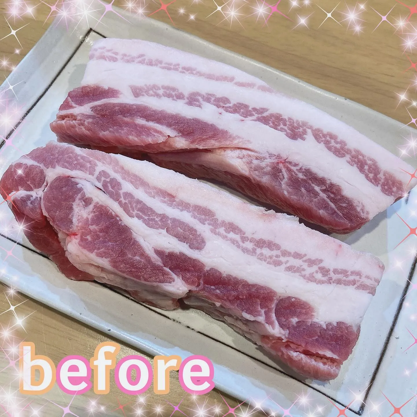 【サムギョプサルのお肉がパワーアップ⤴️】