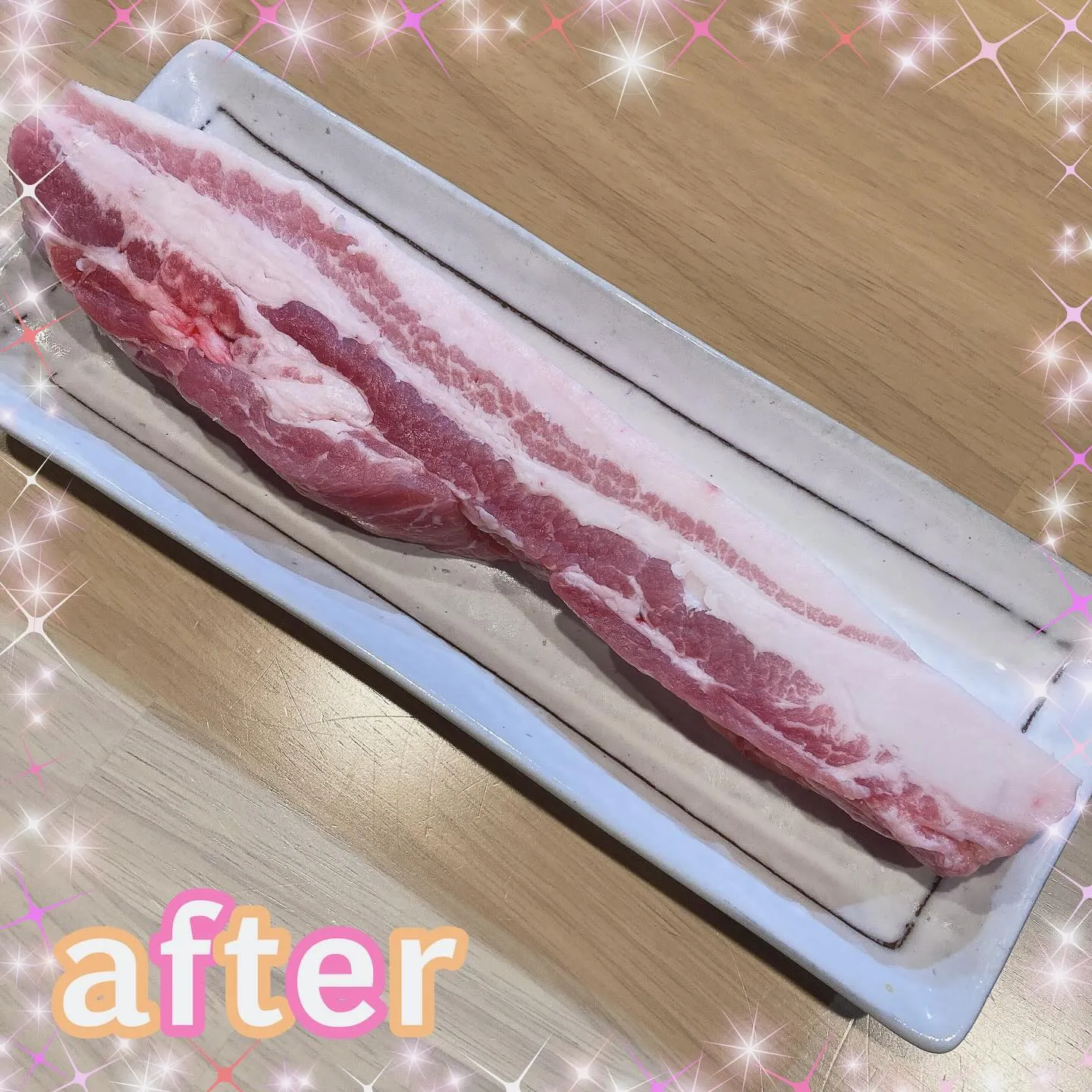 【サムギョプサルのお肉がパワーアップ⤴️】